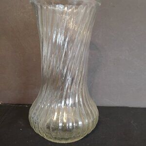 Hoosier Glass Vintage Swirl Vase